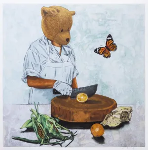 Mariposa VI (Hand-Embellished "Cristina" Print)