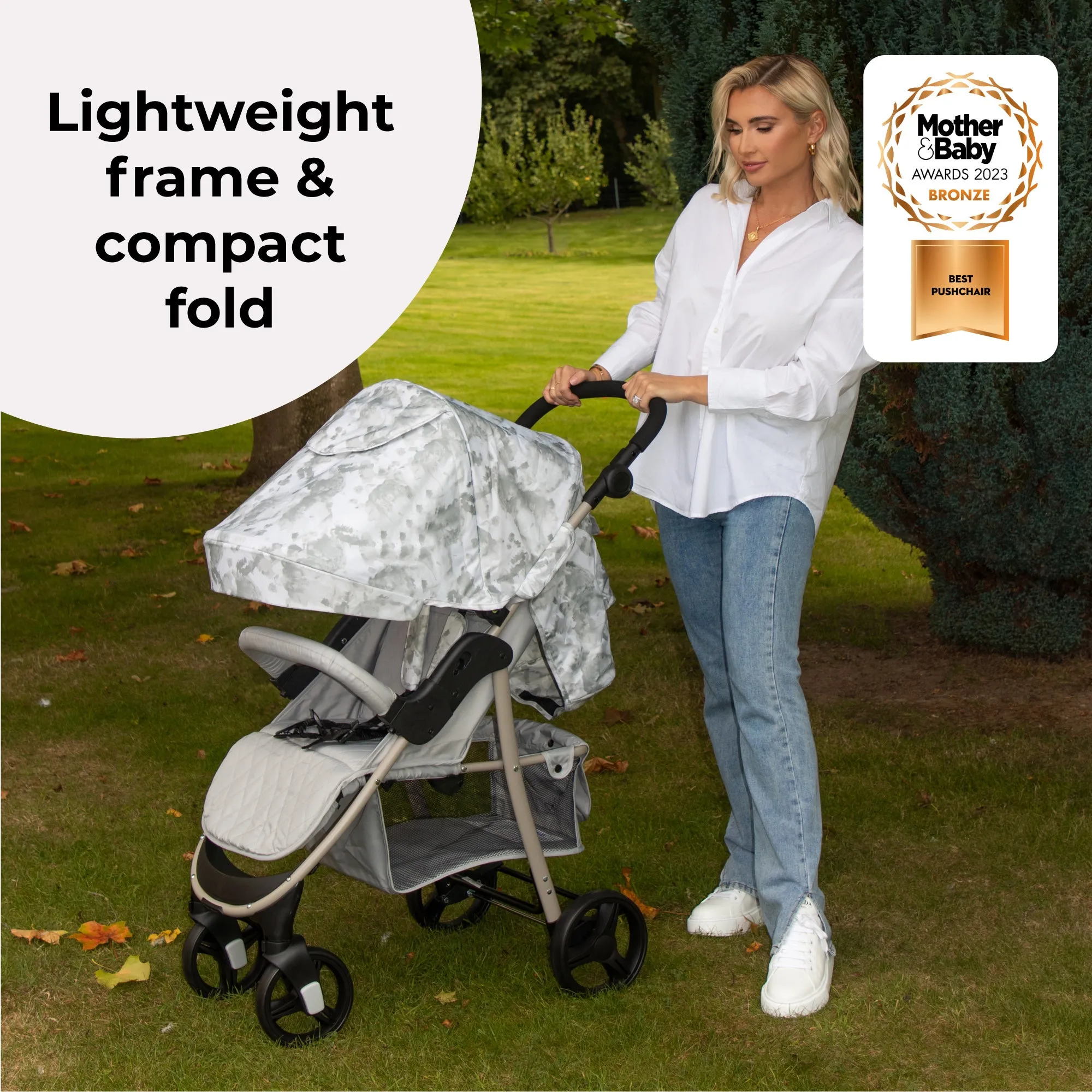 MB30 Plus Pushchair - Grey Tie Dye