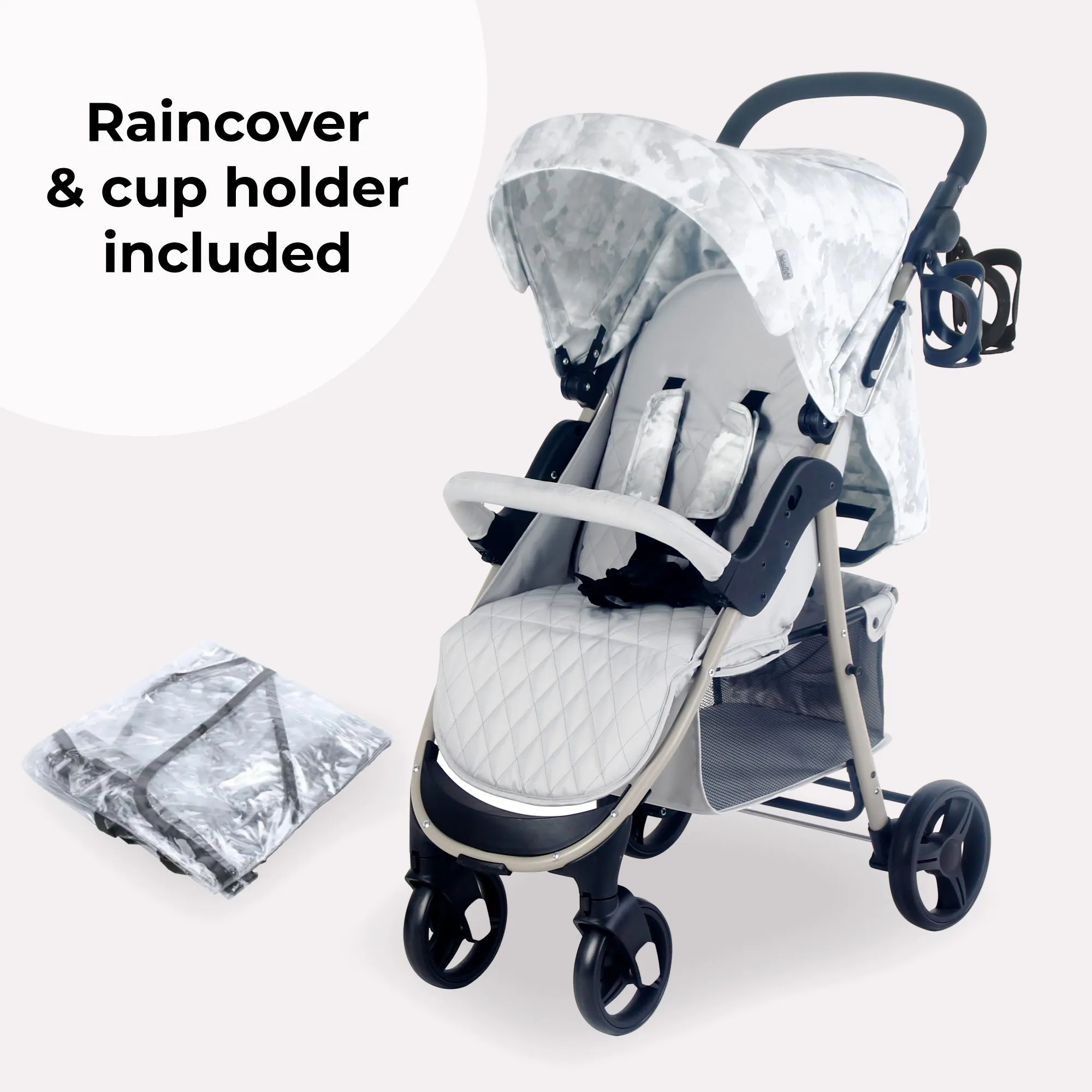 MB30 Plus Pushchair - Grey Tie Dye