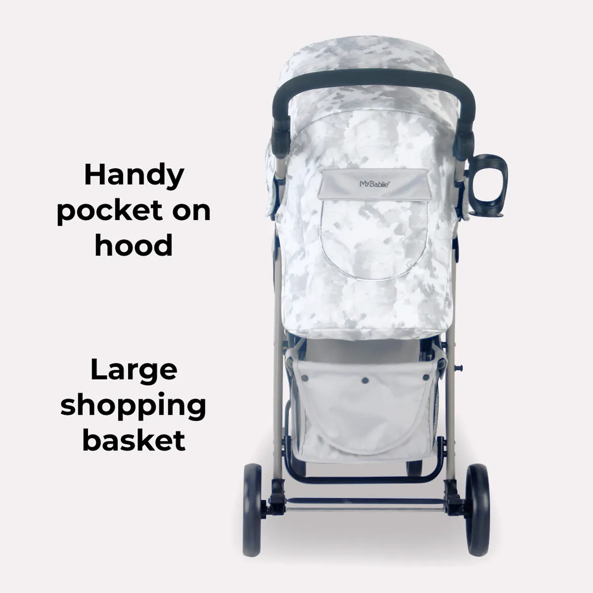 MB30 Plus Pushchair - Grey Tie Dye