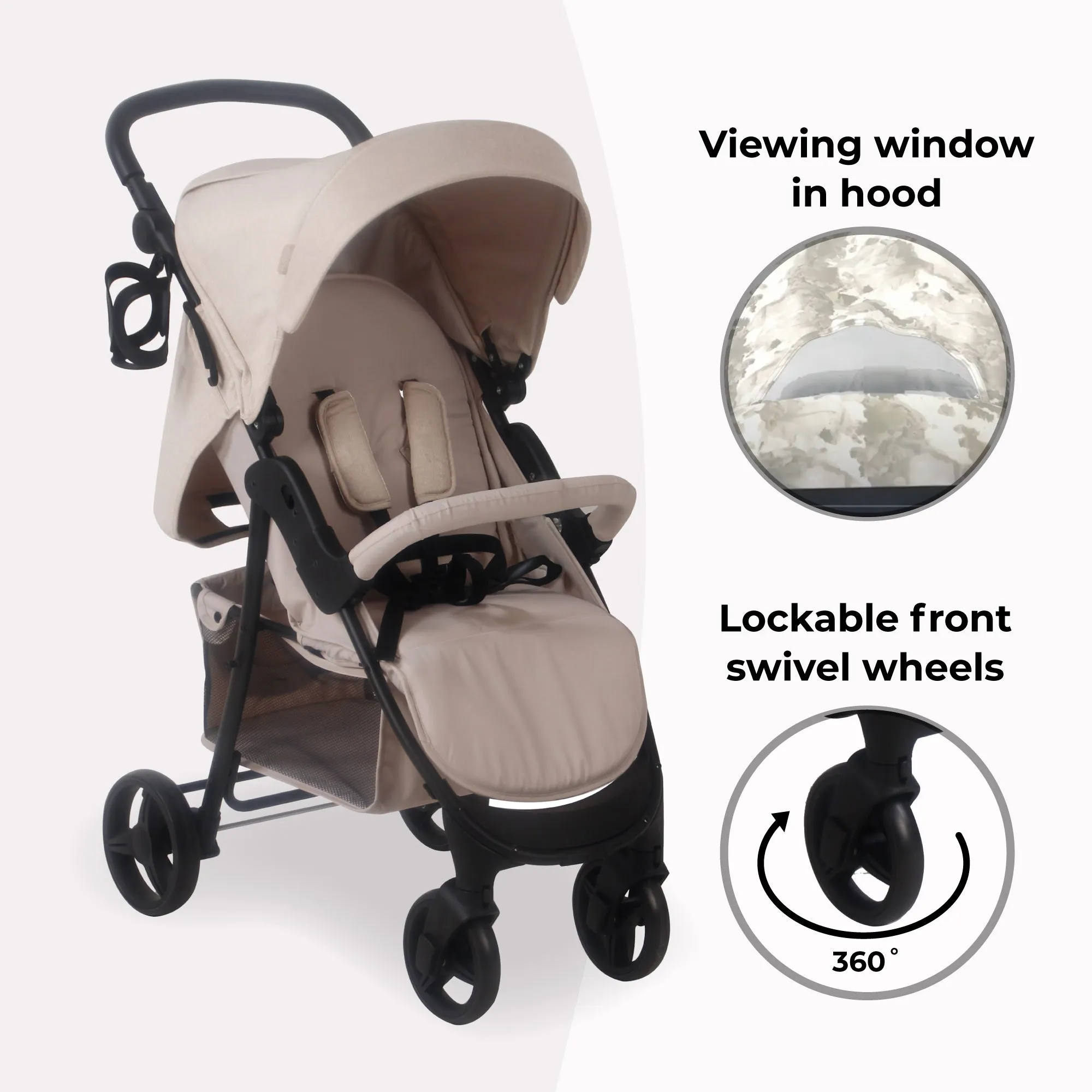 MB30 Plus Pushchair - Oatmeal