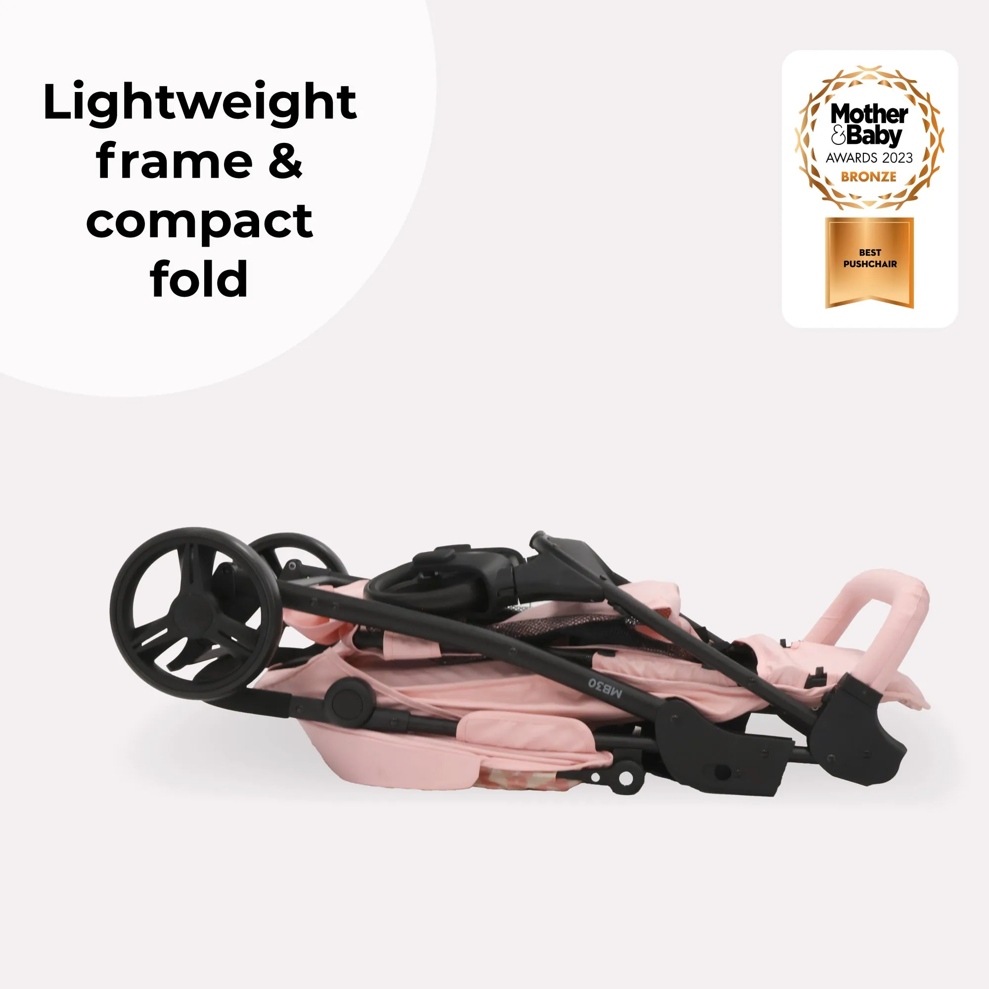 MB30 Plus Pushchair - Pink Leopard
