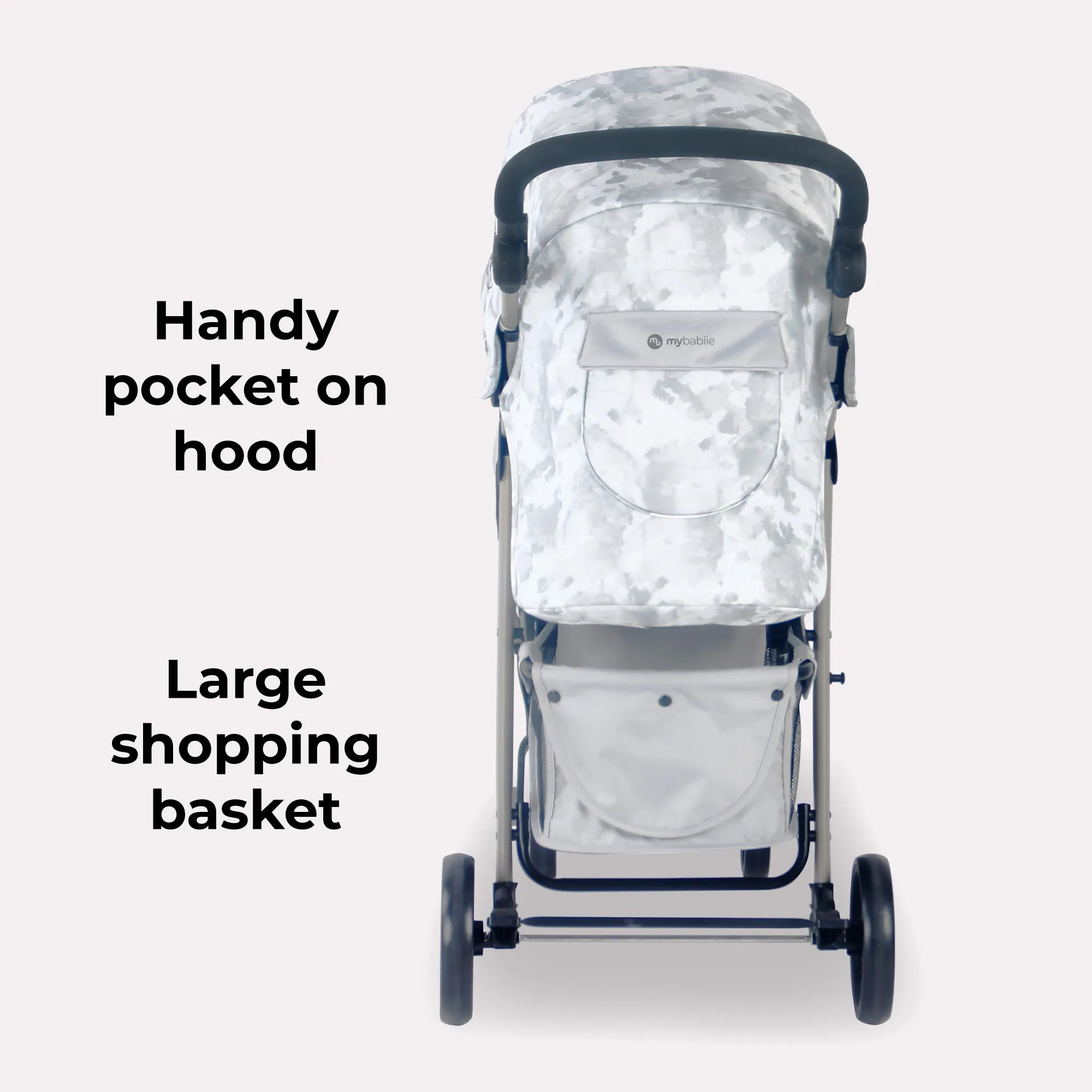 MB30 Pushchair - Grey Tie Dye