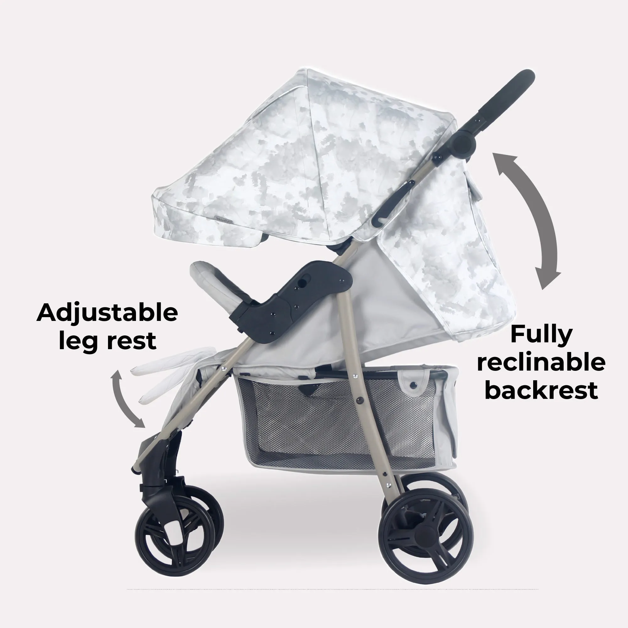 MB30 Pushchair - Grey Tie Dye