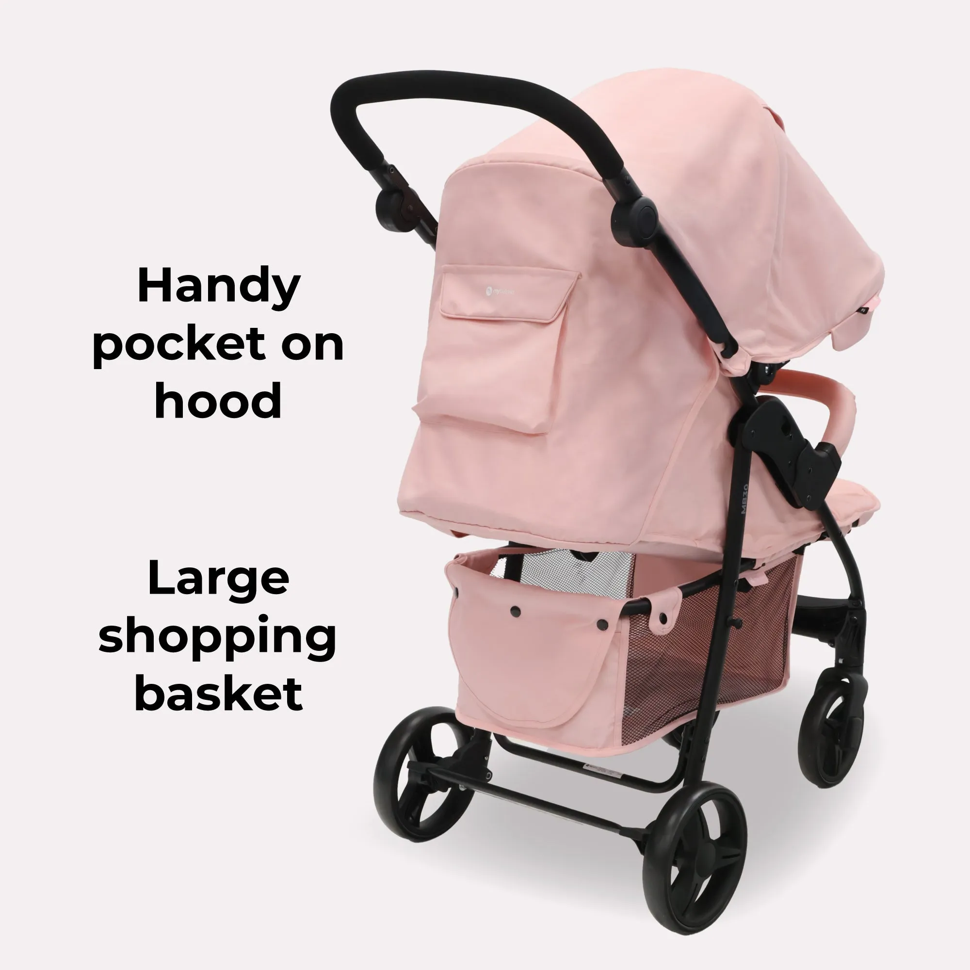 MB30 Pushchair - Pink Leopard
