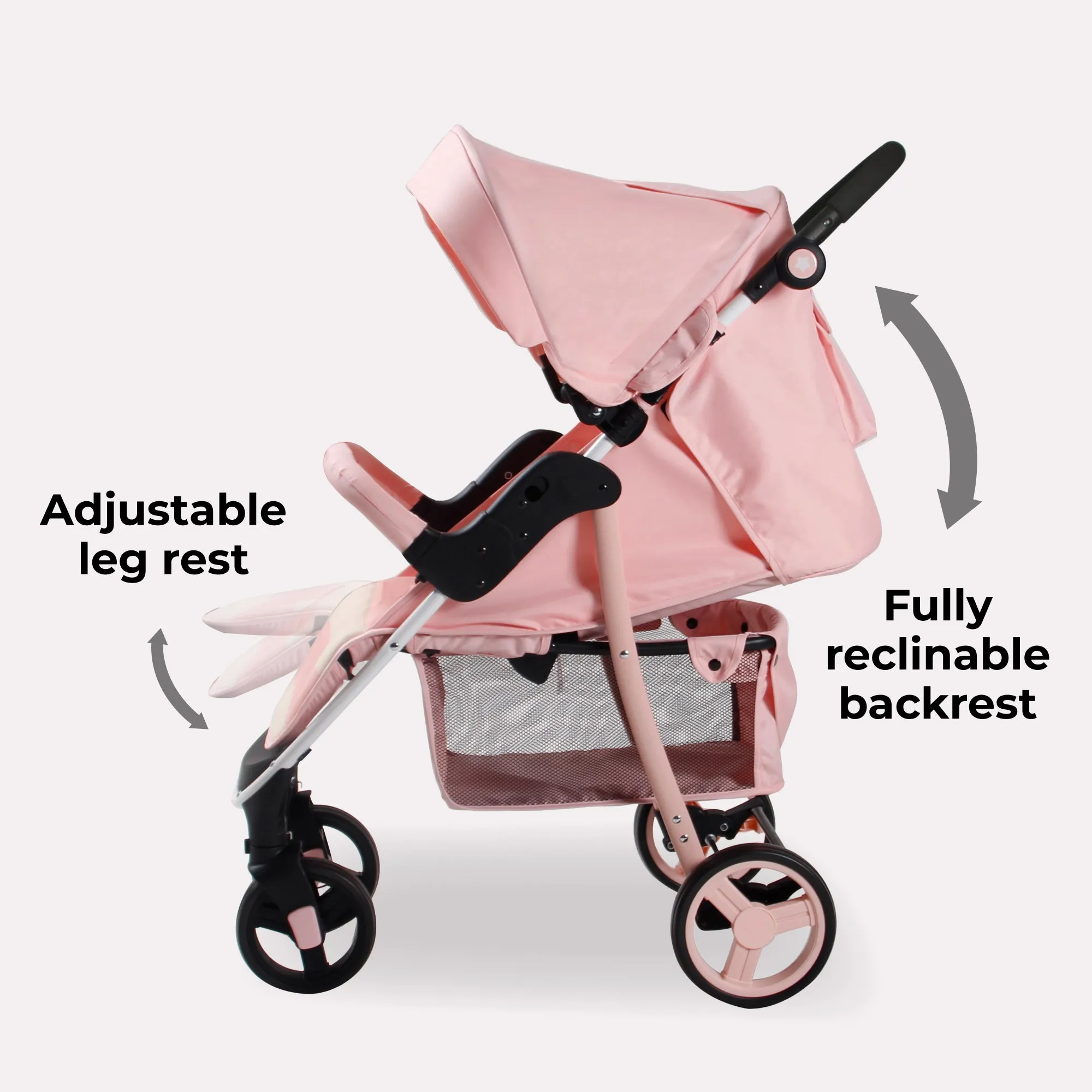 MB30 Pushchair - Pink Stripes