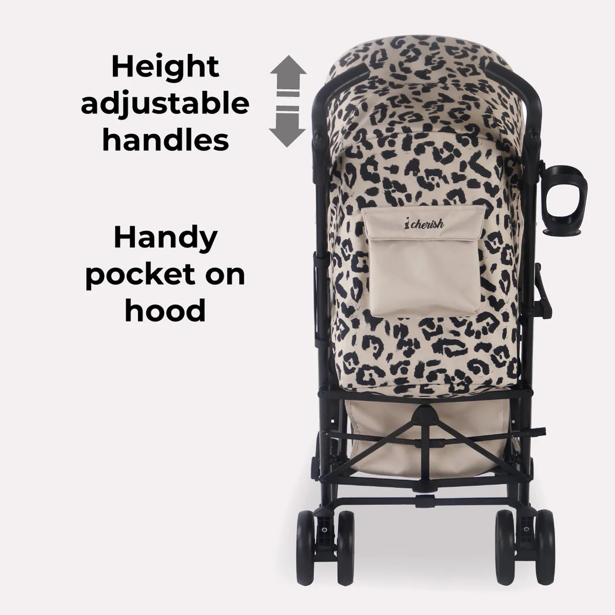 MB51 Plus Stroller - Fawn Leopard