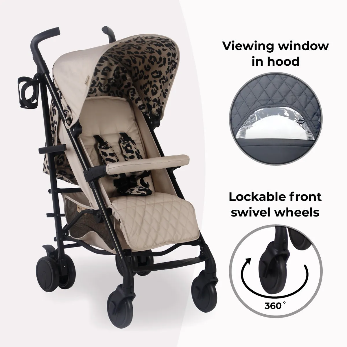 MB51 Plus Stroller - Fawn Leopard