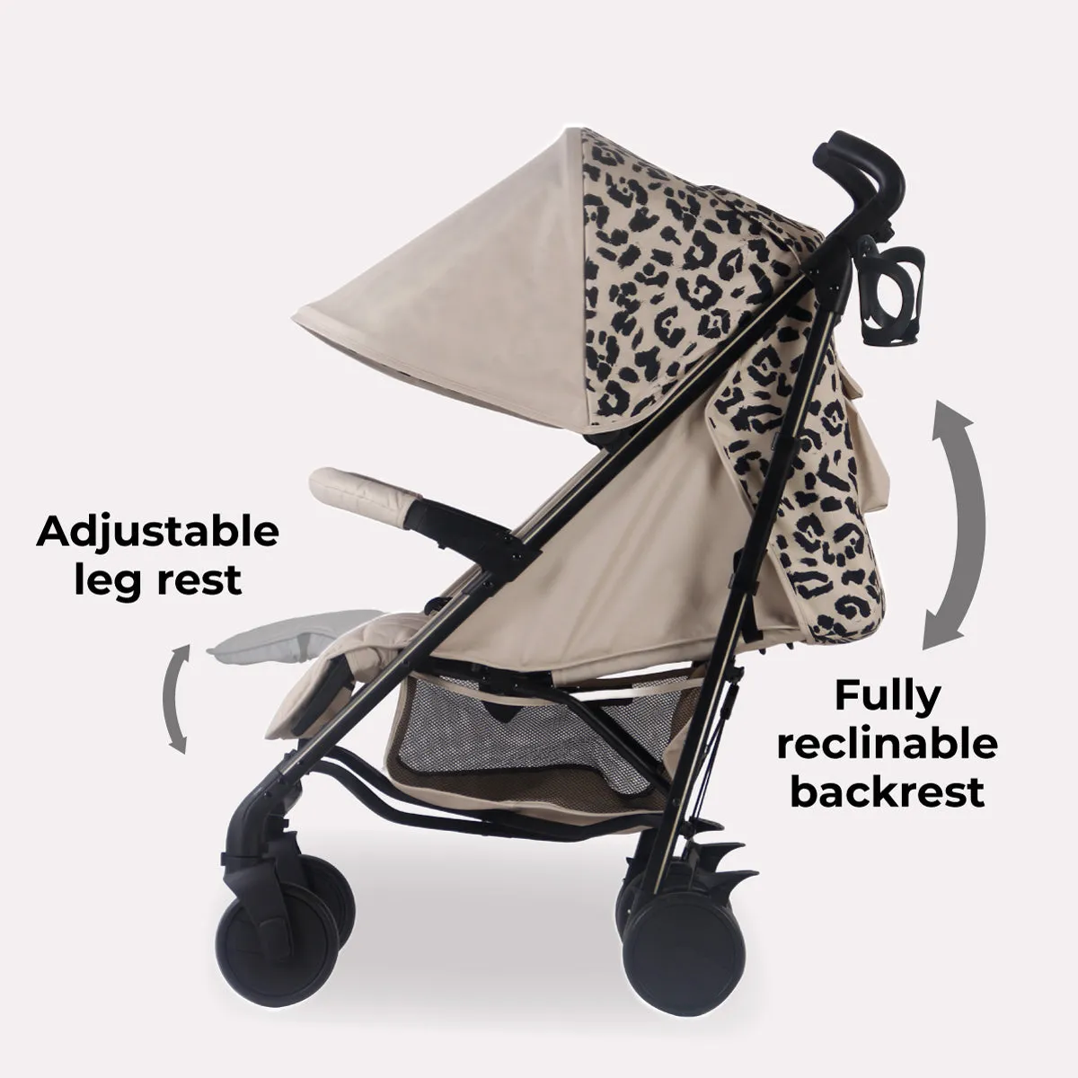 MB51 Plus Stroller - Fawn Leopard