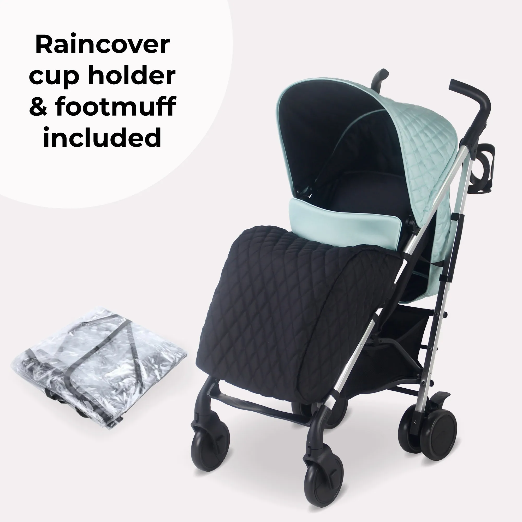 MB51 Plus Stroller - Quilted Aqua