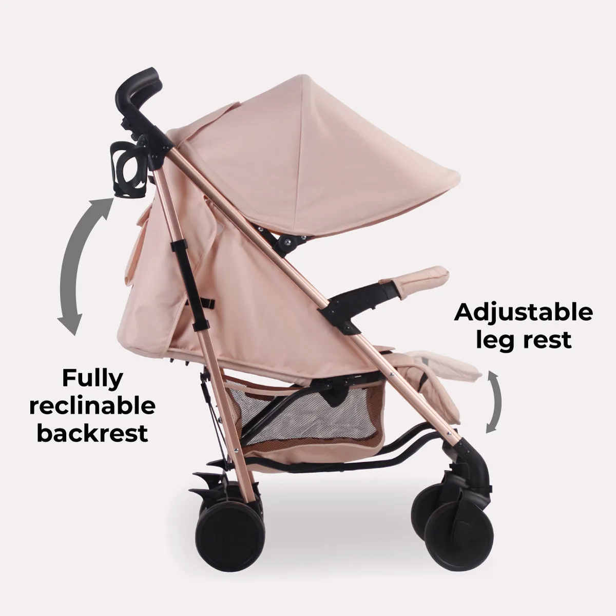 MB51 Plus Stroller - Rose Gold Blush