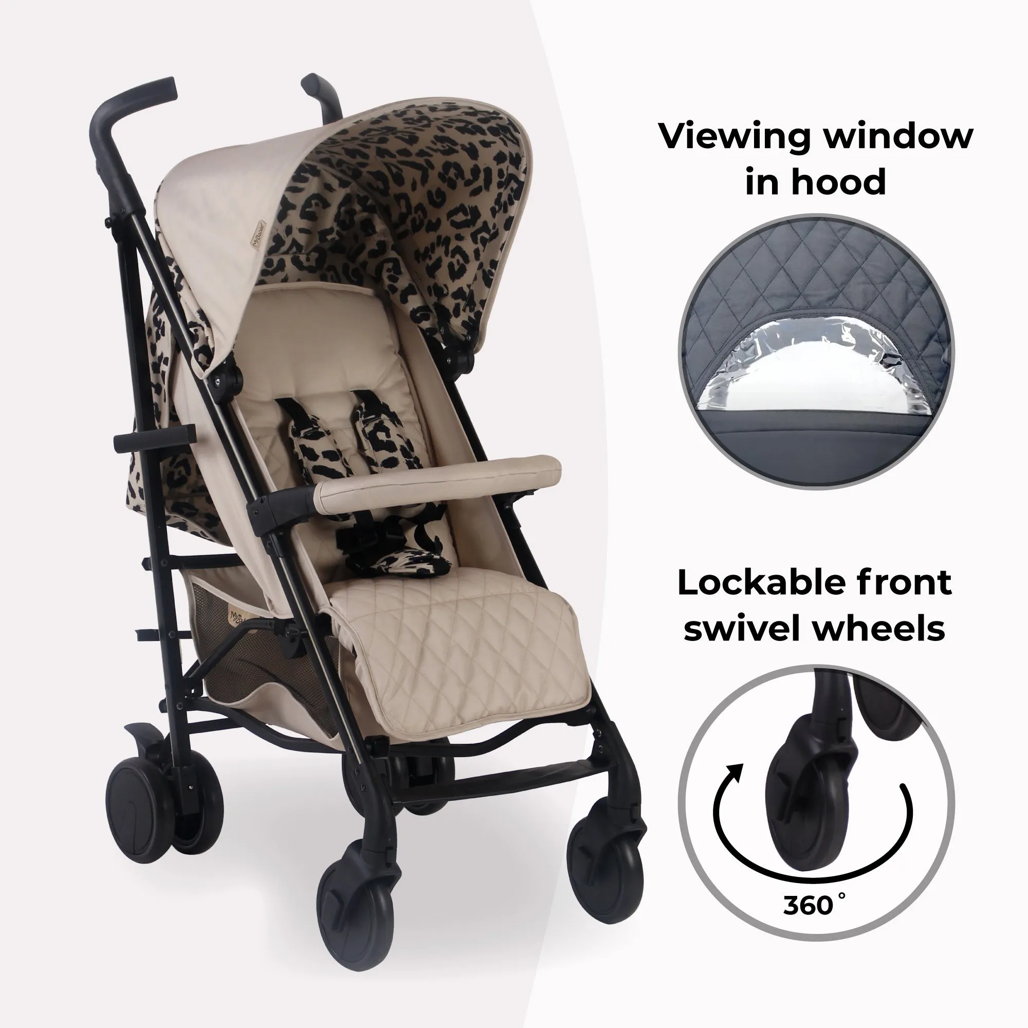 MB51 Stroller - Fawn Leopard