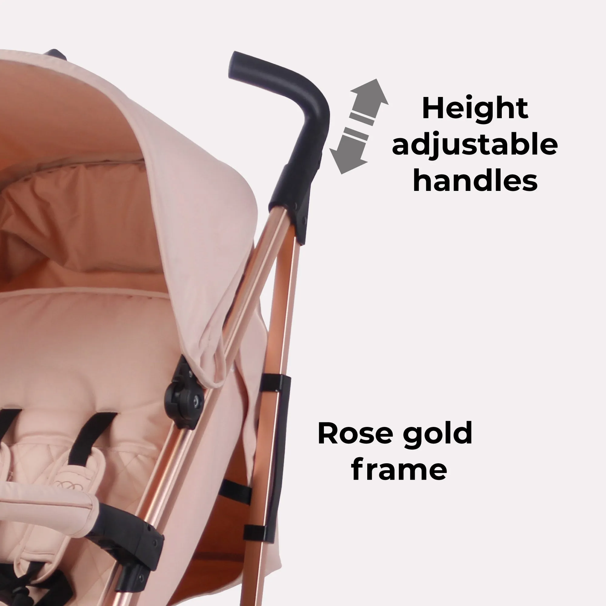 MB51 Stroller - Rose Gold Blush