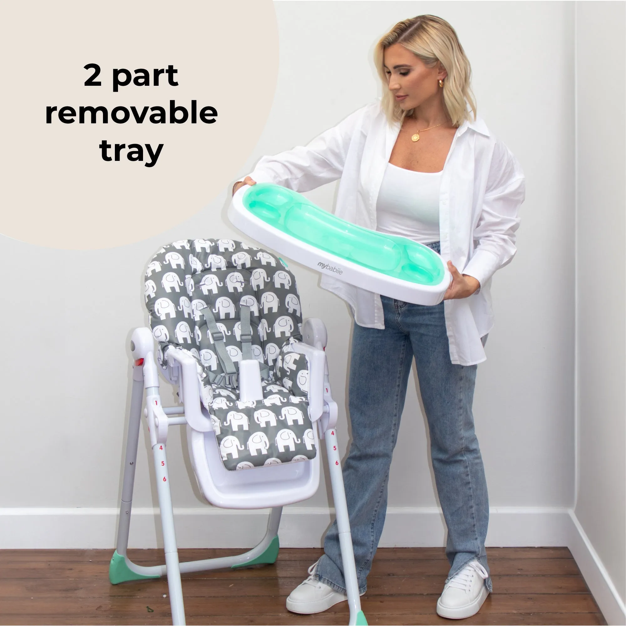 MBHC8 Premium Highchair - Elephant