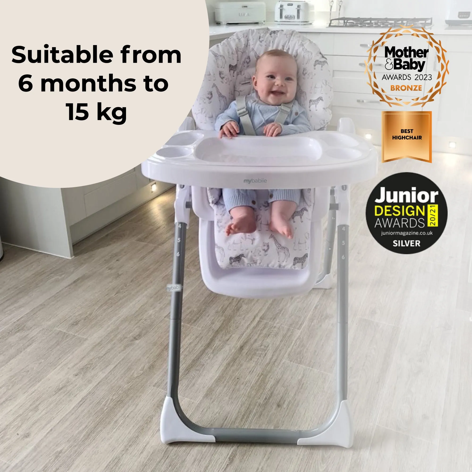 MBHC8 Premium Highchair - Safari