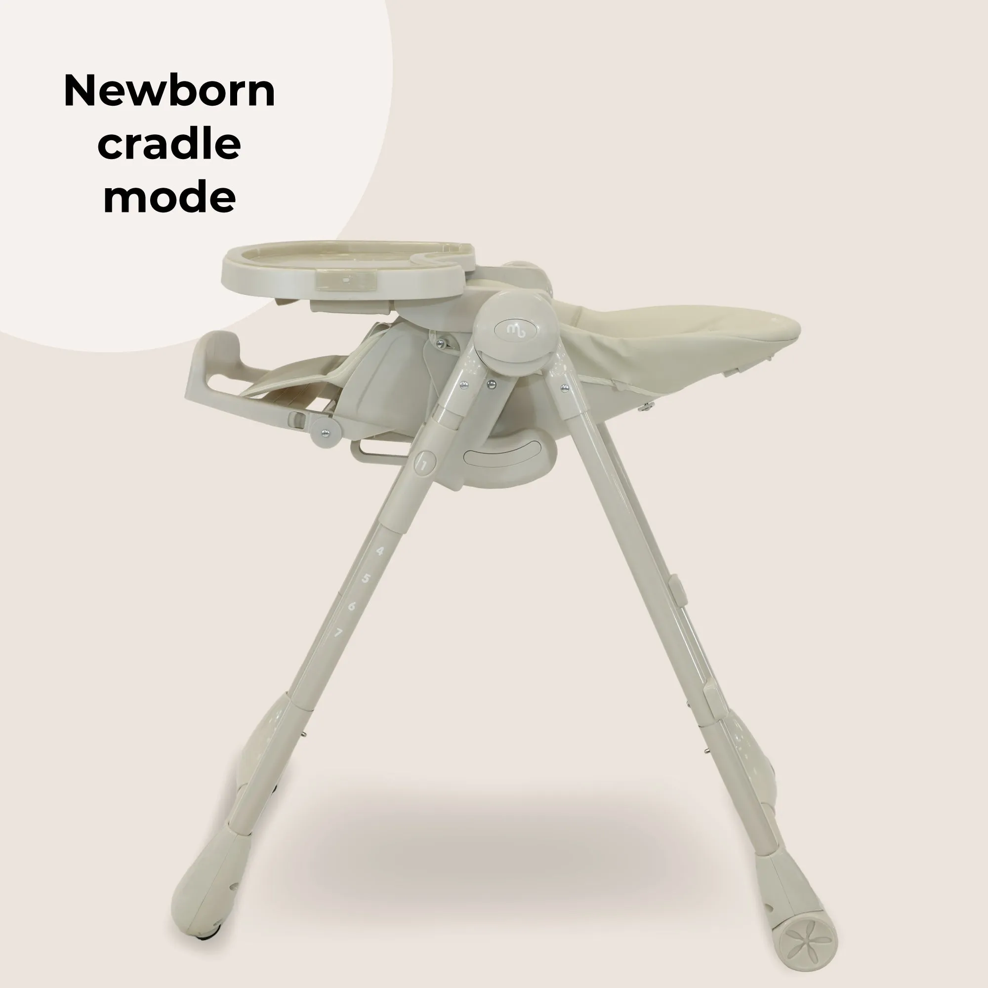 MBHC9 Luxe Highchair - Oatmeal