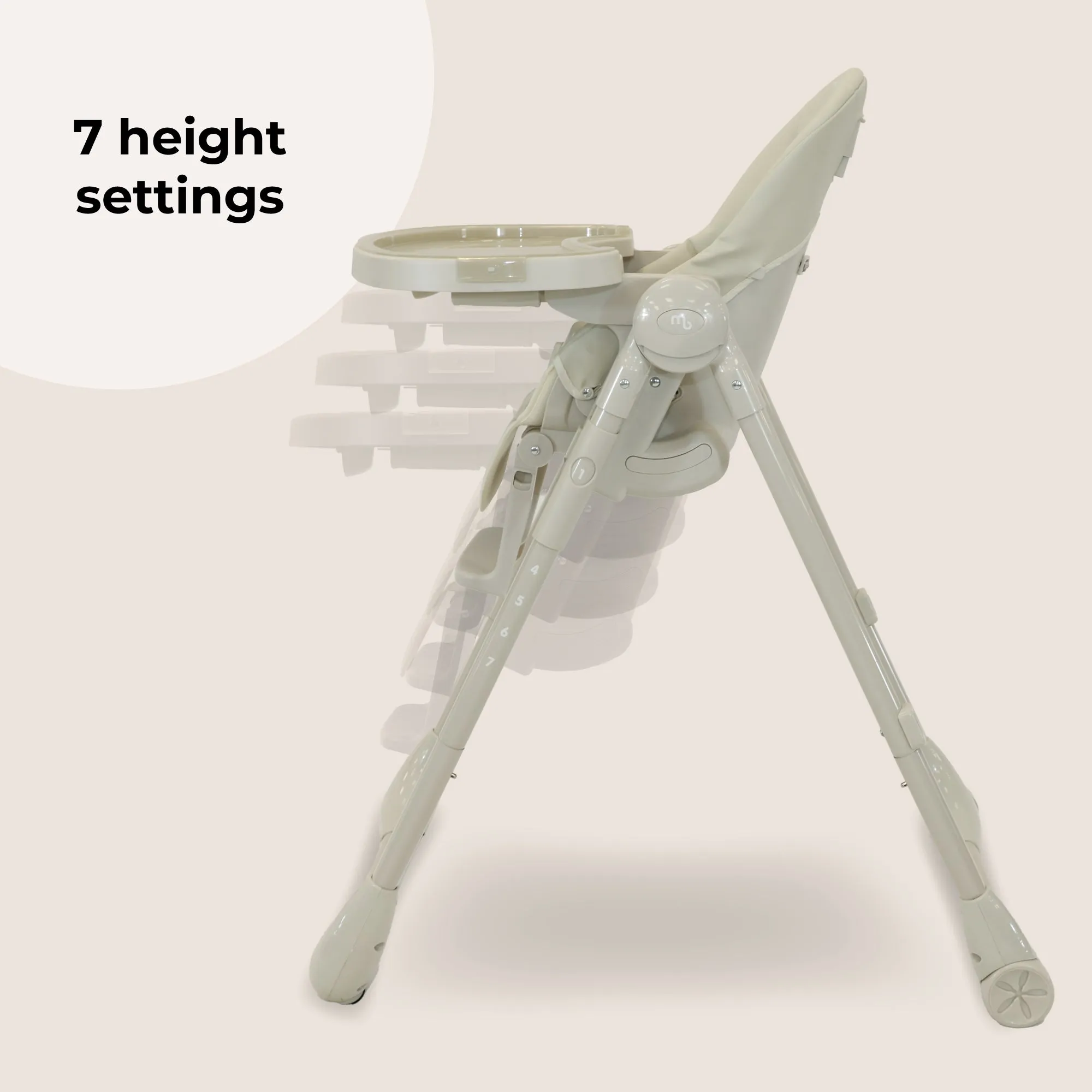 MBHC9 Luxe Highchair - Oatmeal