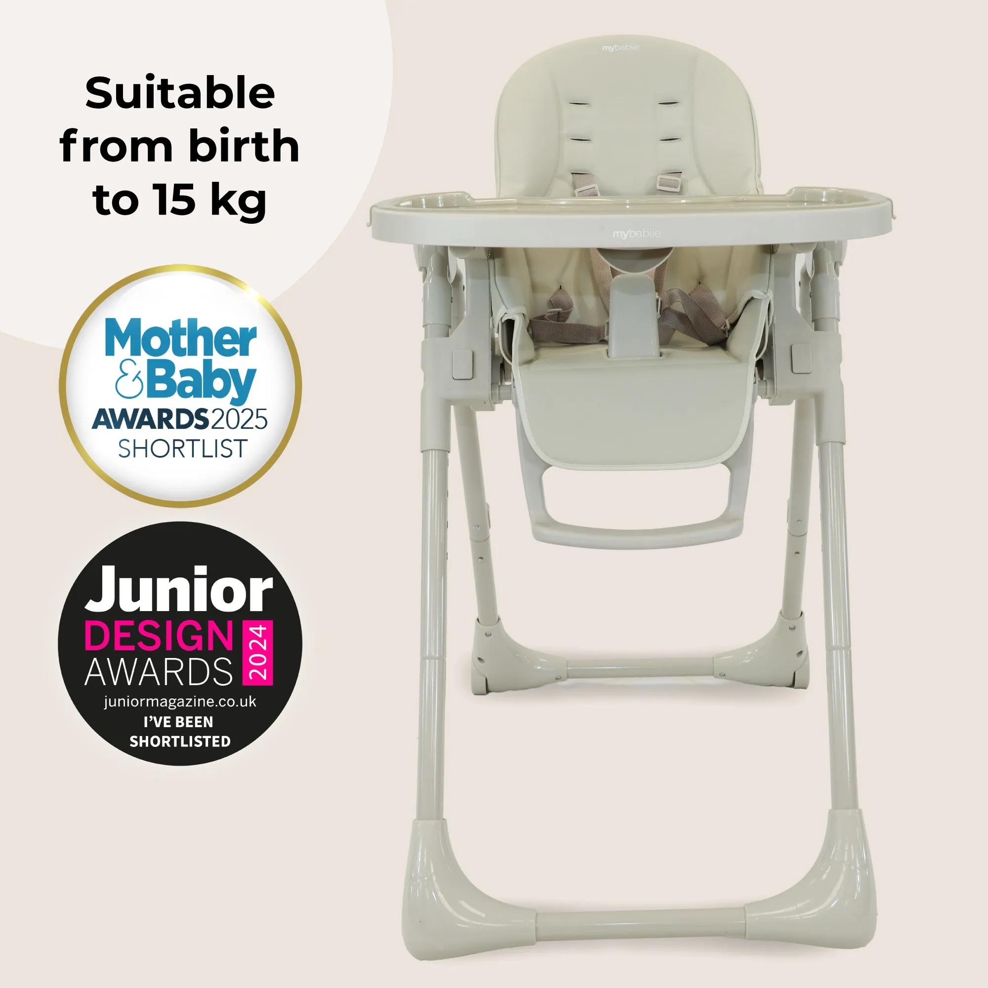 MBHC9 Luxe Highchair - Oatmeal
