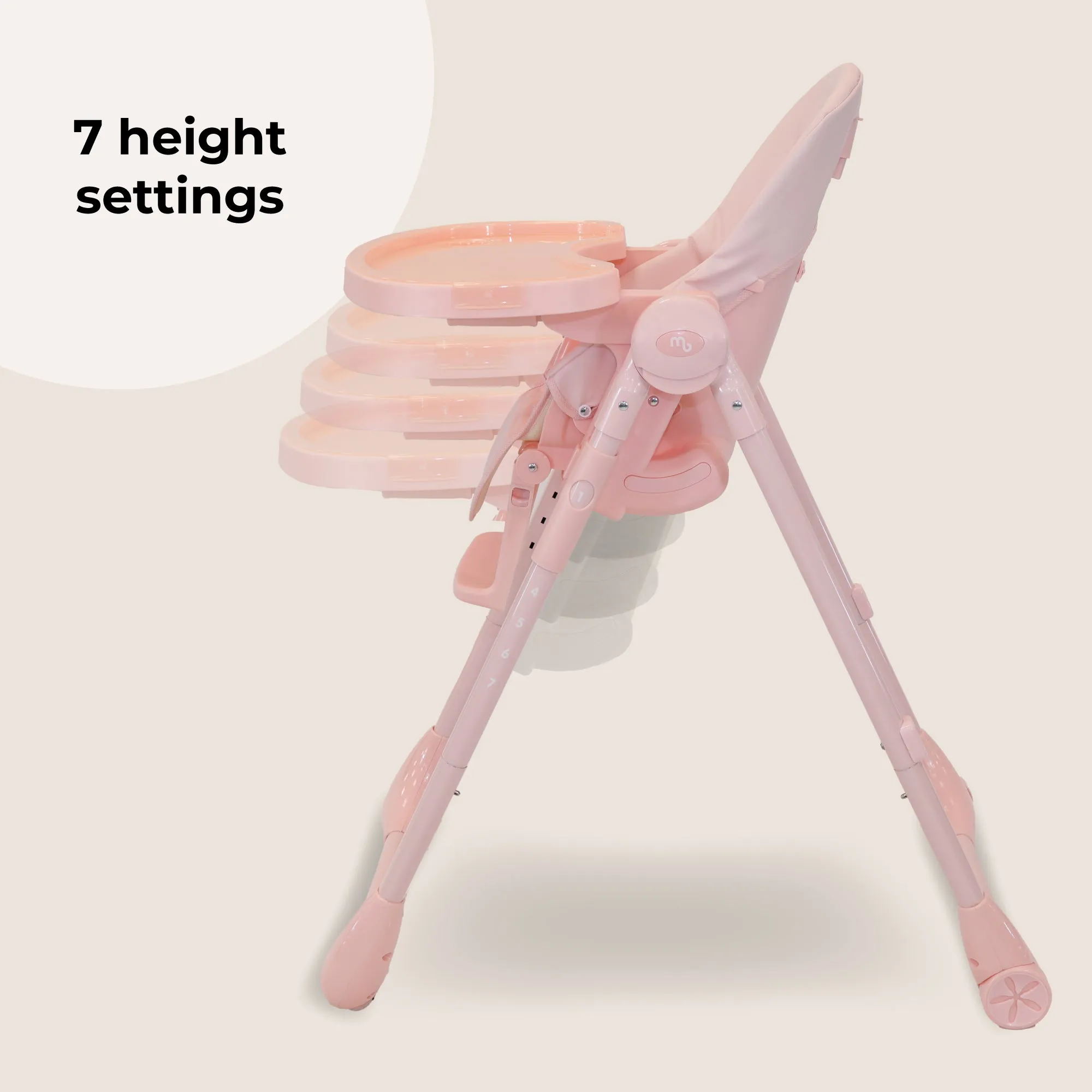 MBHC9 Luxe Highchair - Pink
