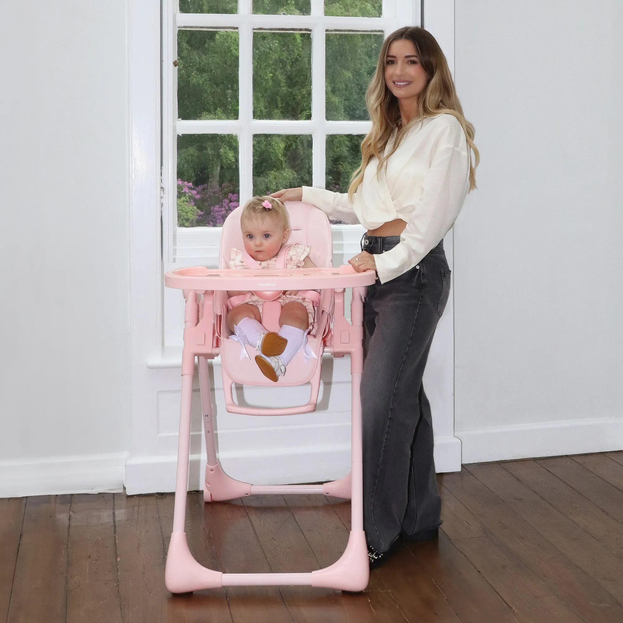 MBHC9 Luxe Highchair - Pink