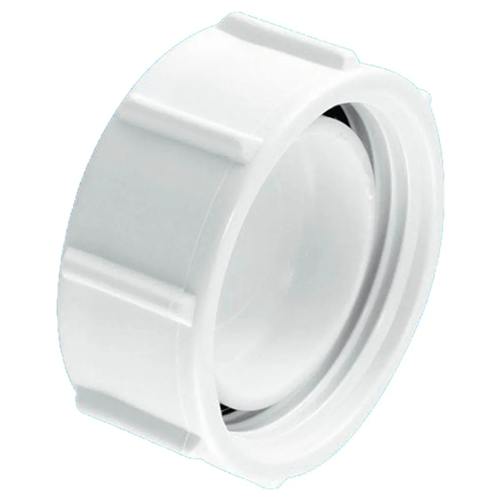 McAlpine S23 1¼" Blank Cap with nut for BSP threads