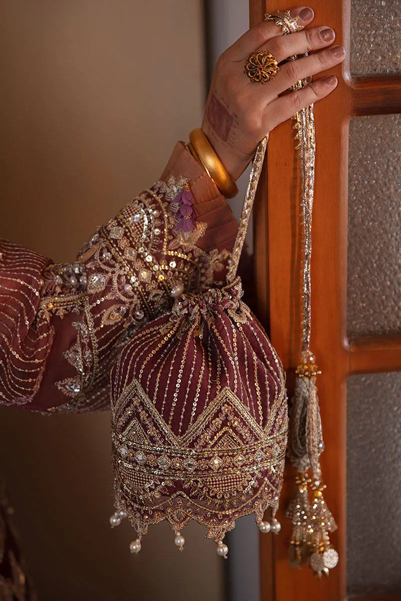 MEERAL | MNR Zarlish Festive Unstitched Collection 2021 | Unstitched Embroidered Organza Suit