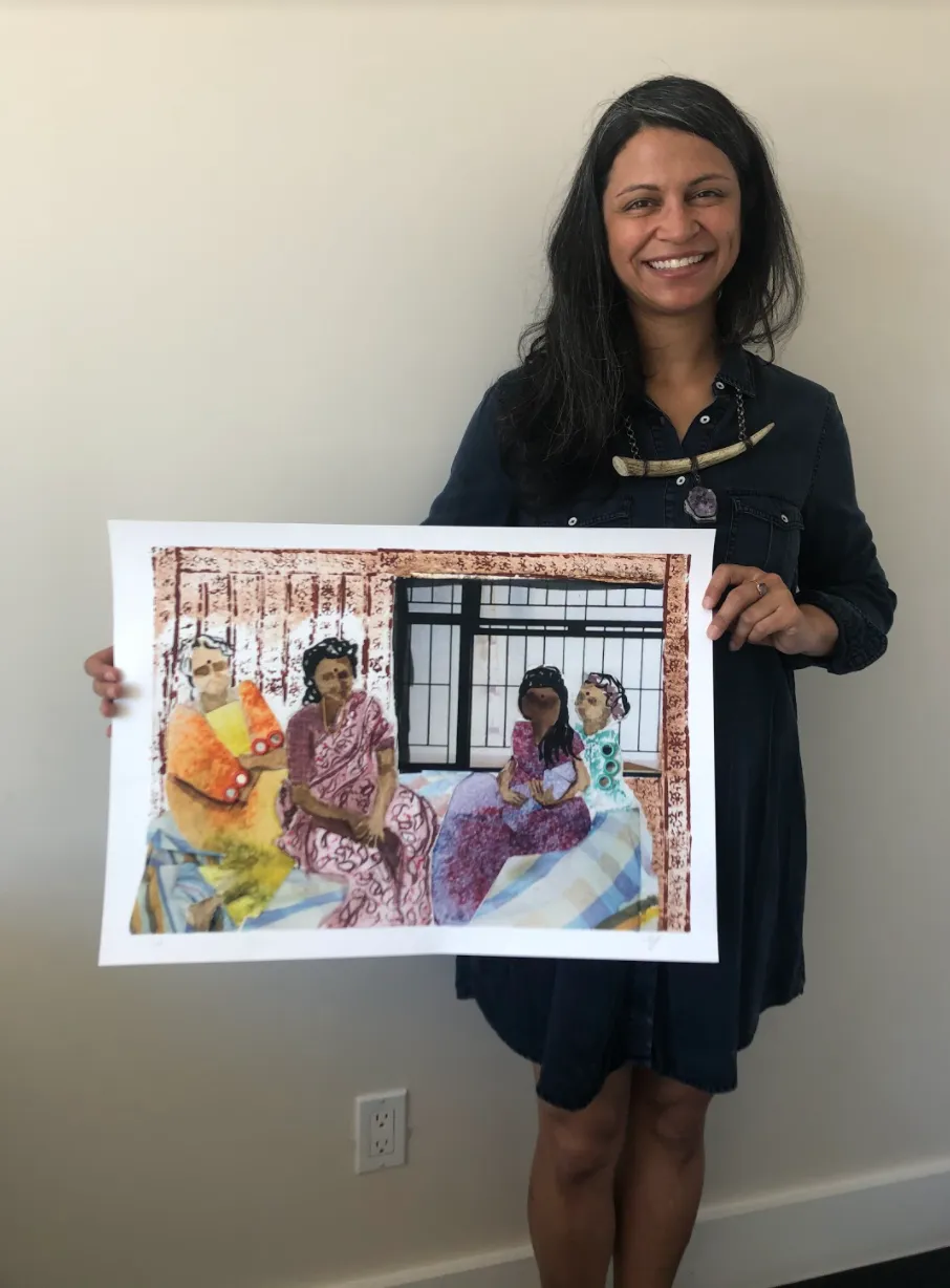 Melissa Joseph, Aunties Inside, 2021; Limited Edition Print