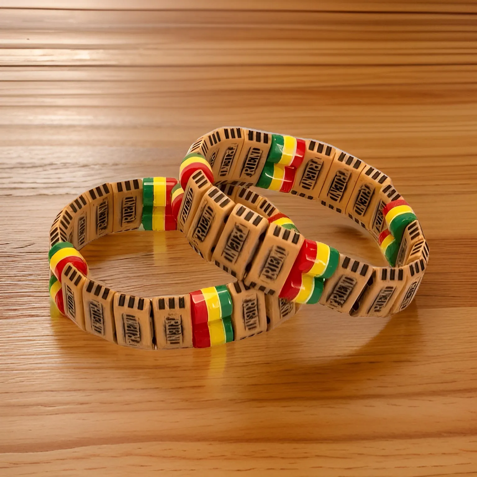 Men's African Style Rasta Beaded Bracelets