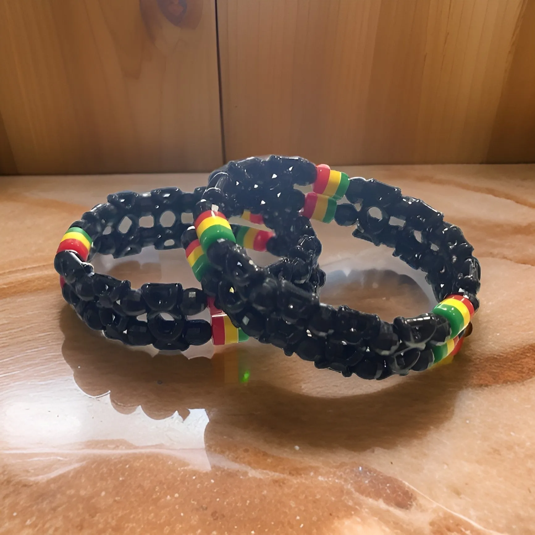 Men's African Style Rasta Beaded Bracelets