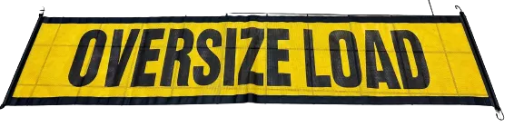Mesh Over Size Load Sign