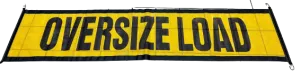 Mesh Over Size Load Sign