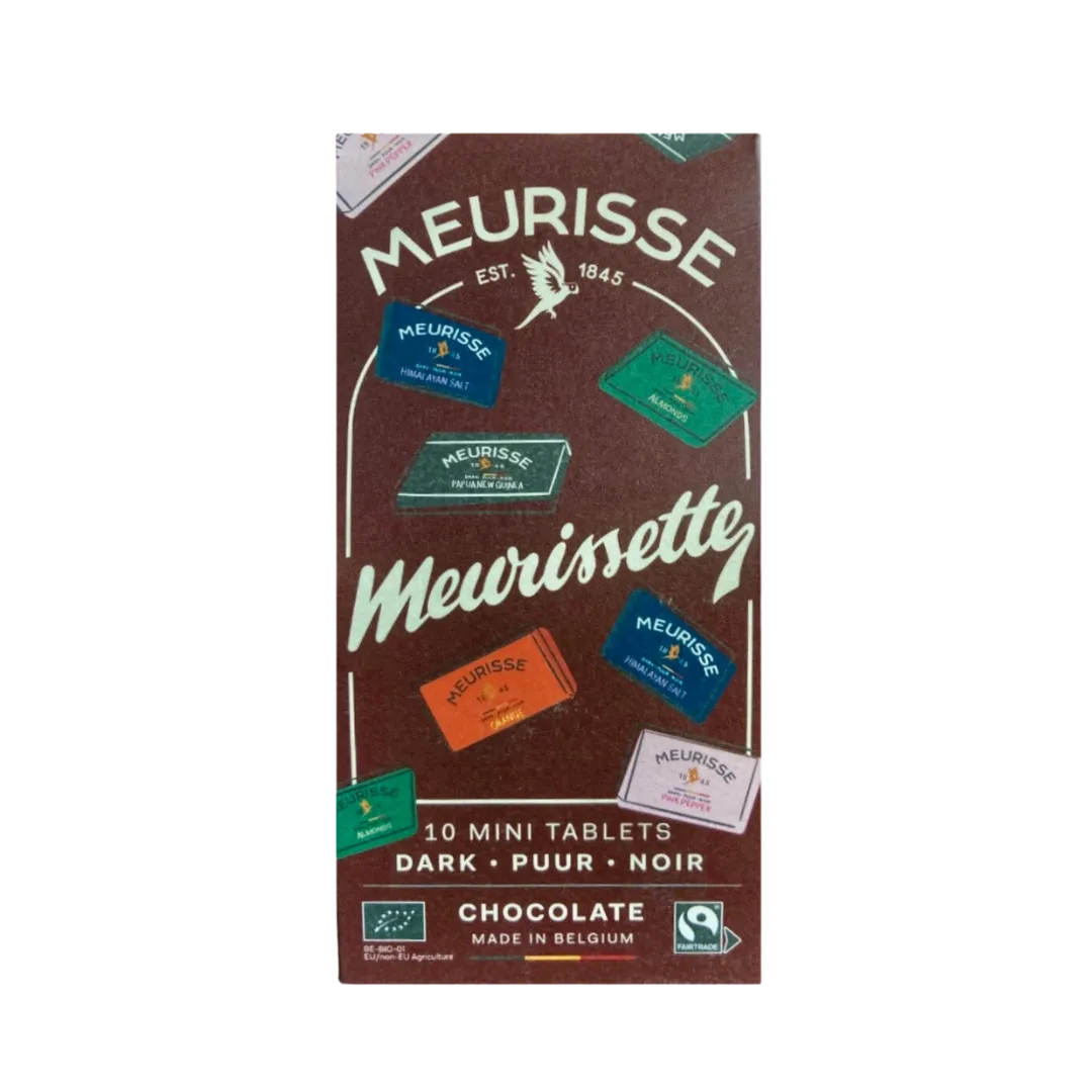 Meurissettes Dark Selection (10 x 10g) 73% Dark Chocolate 14 x 100g