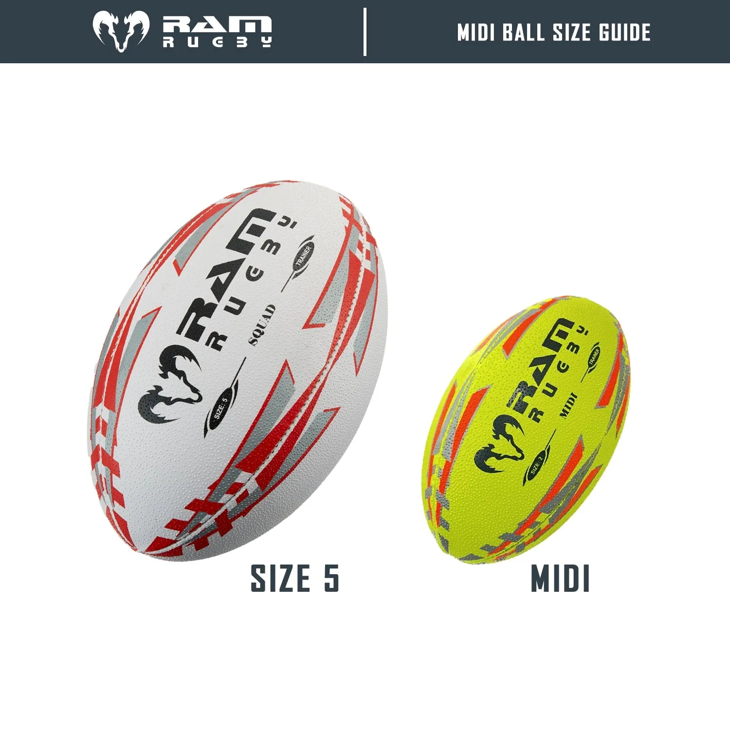 Midi Rugby Ball - 22cm