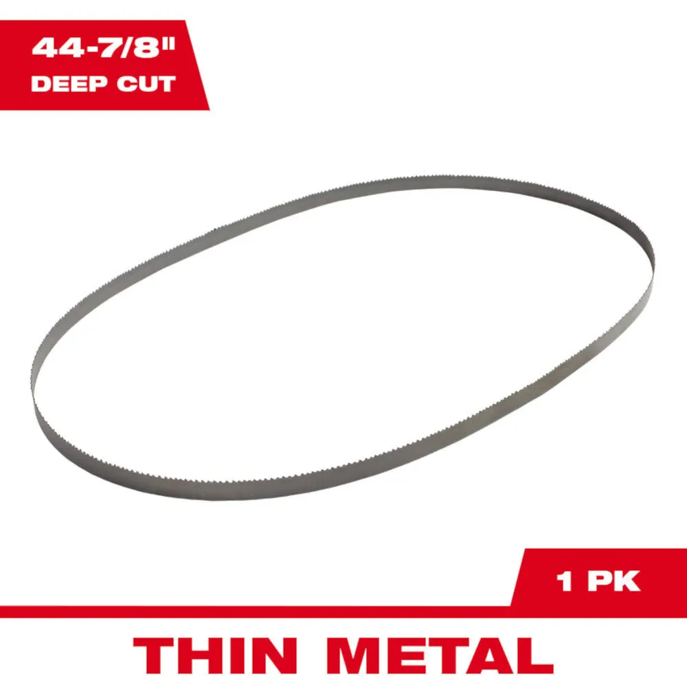 Milwaukee 48-39-0510 44-7/8" 14 TPI Standard Deep Cut Portable Band Saw Blade (1 Pack)