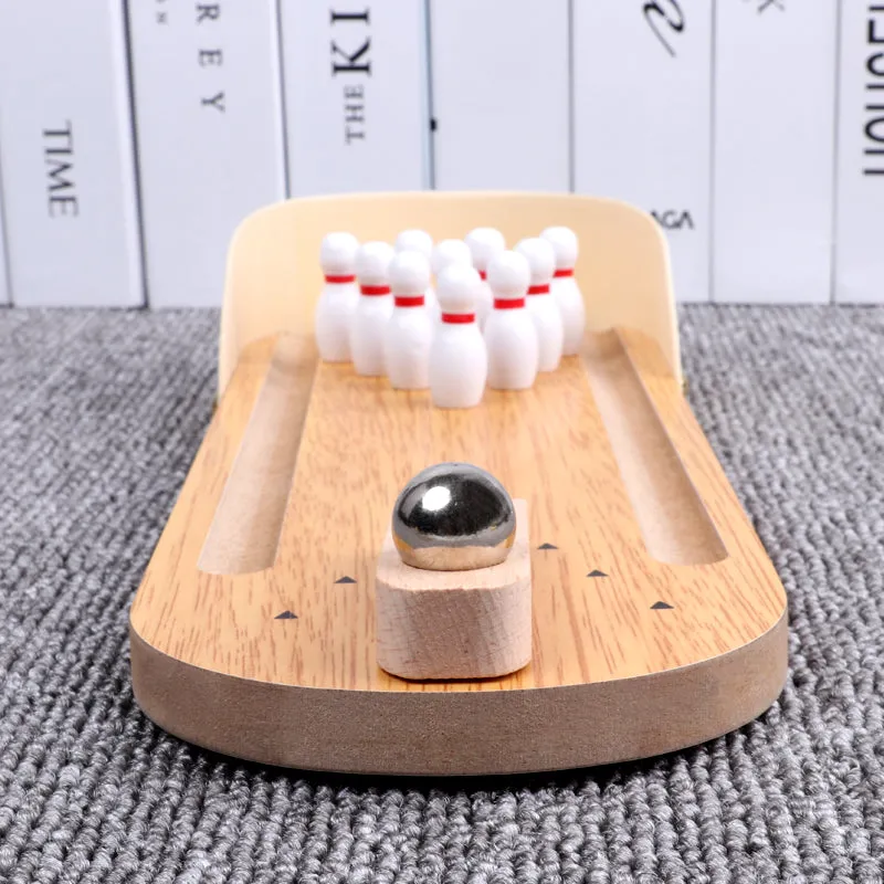 Mini Desktop Bowling Game Anxiety Relief Toy