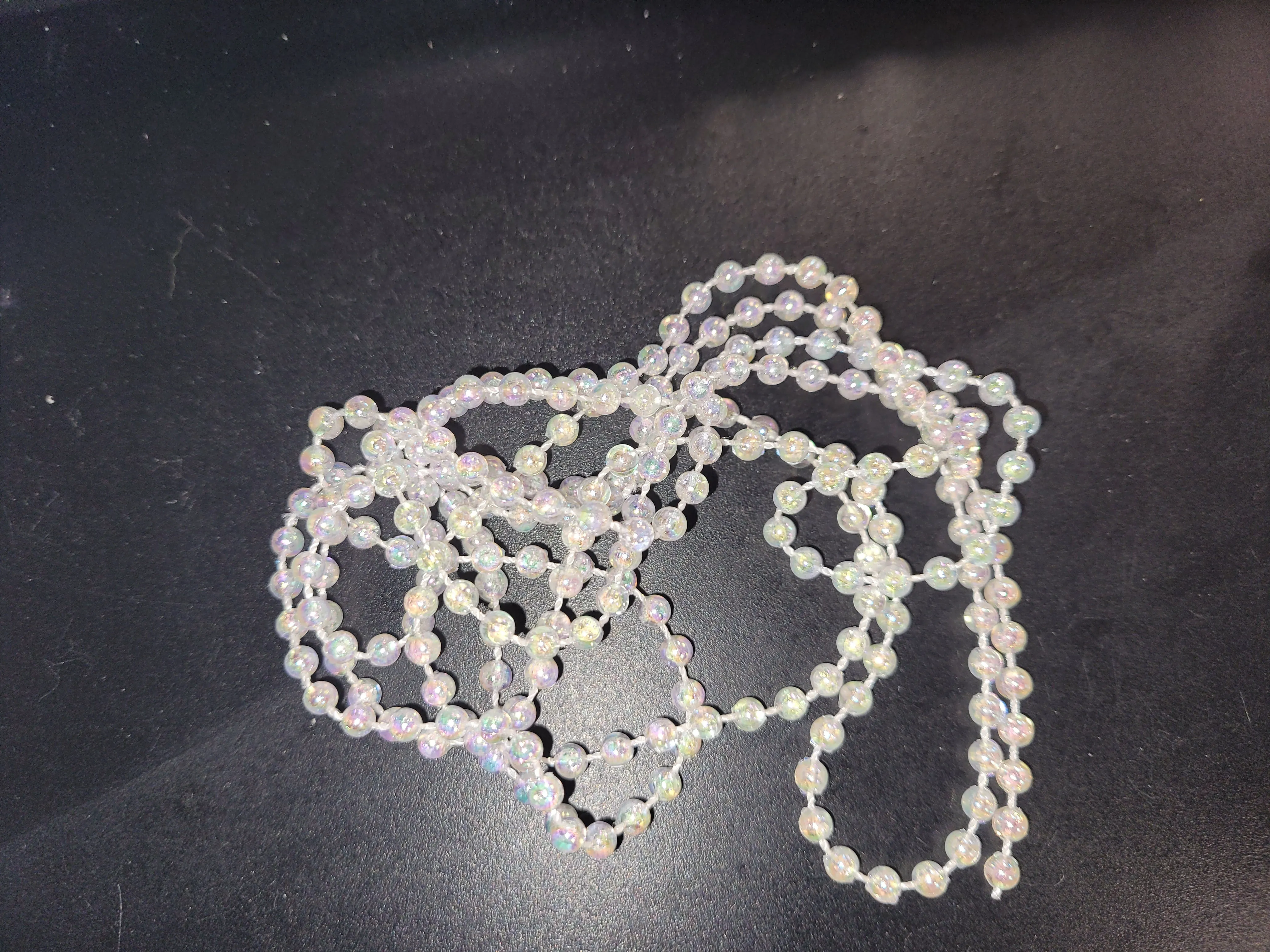Mini Iridescent Beaded Garland