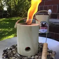 Mini One Log Fire - Take a Fire with you - 1-Hour Burn Time