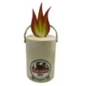Mini One Log Fire - Take a Fire with you - 1-Hour Burn Time