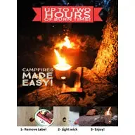 Mini One Log Fire - Take a Fire with you - 1-Hour Burn Time