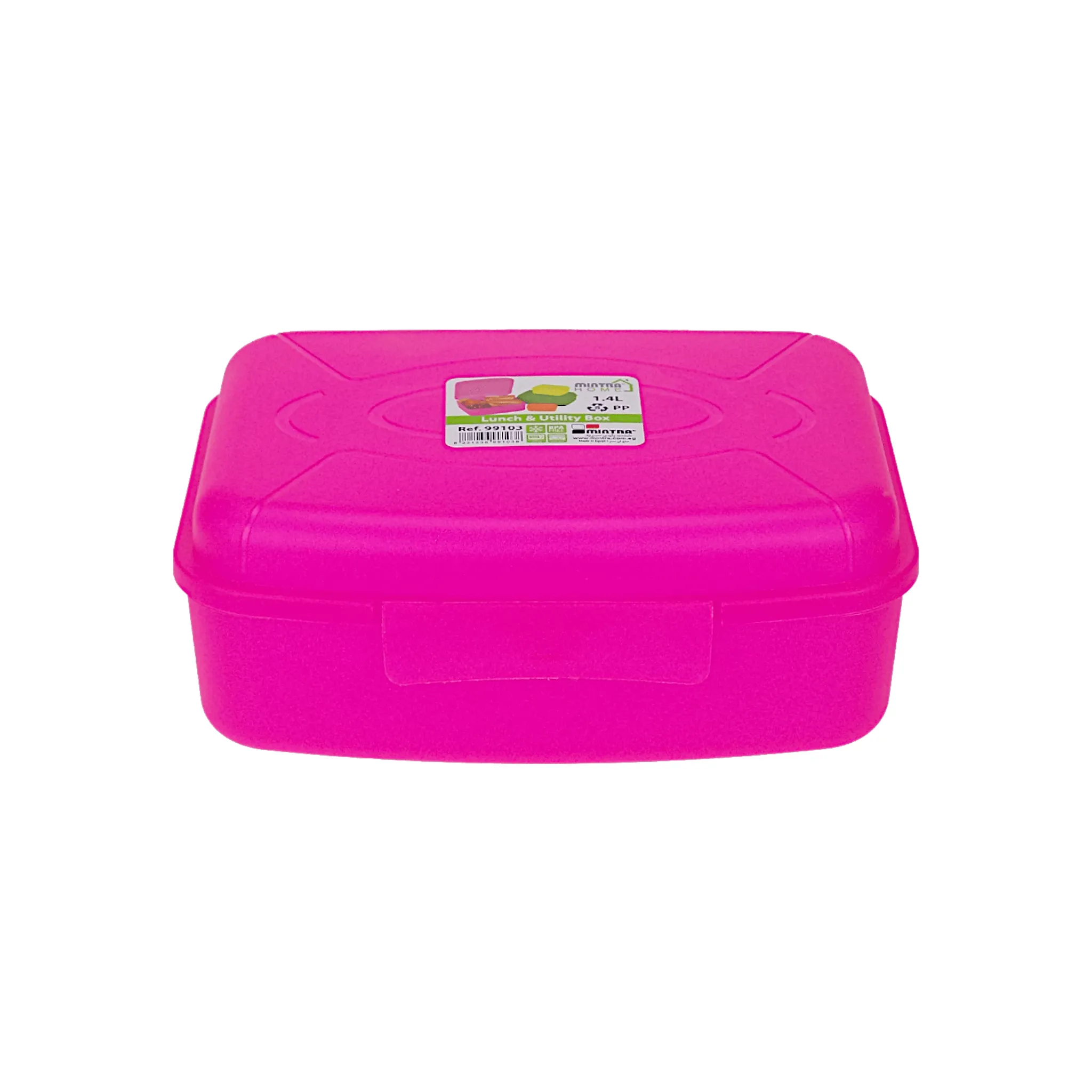 Mintra Plastic Lunch  & Utility Box 1.4 Liter
