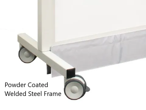 Mobile Lead Barrier (Short) - 34" Wide - Large Window