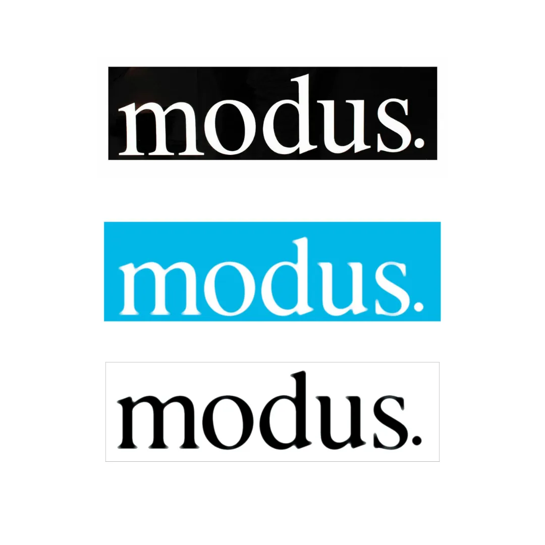 Modus Logo Ramp Sticker - Med