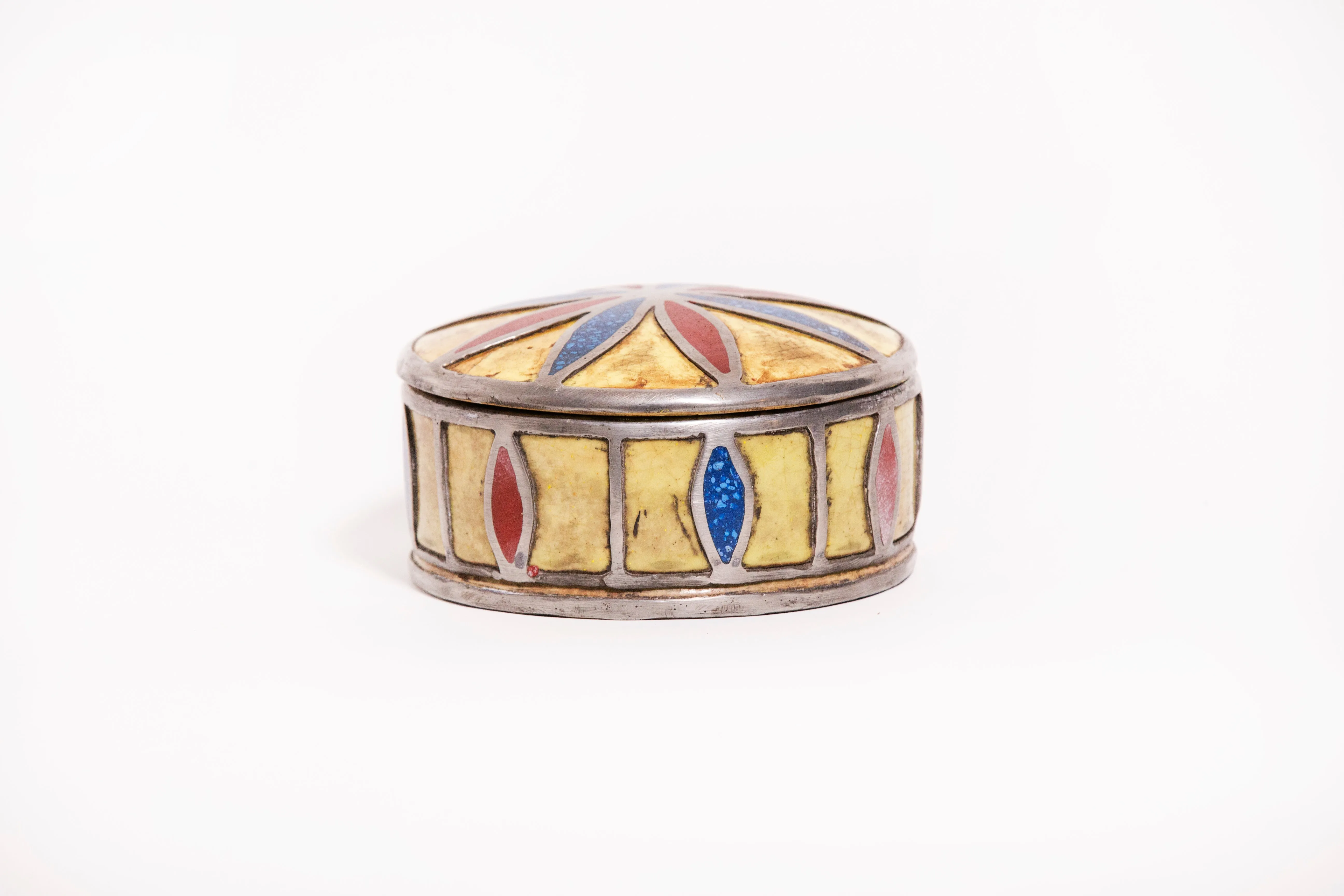 Moroccan Handcrafted Jewelry box - Round