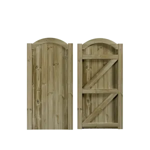 Mortise & Tenon Arch Top Gate 1.8m High