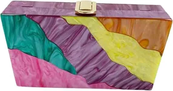 Multi Color Acrylic Handbag