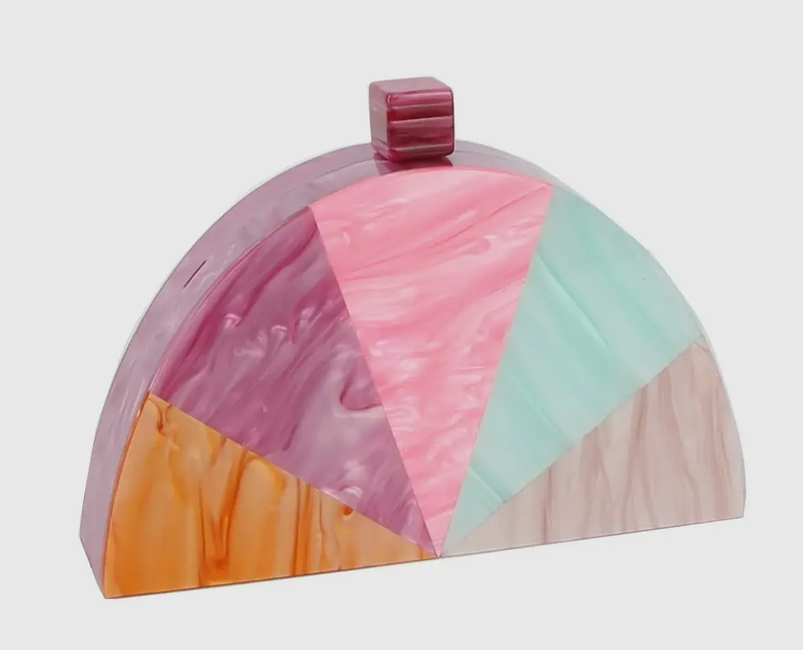 Multi Color Acrylic Handbag