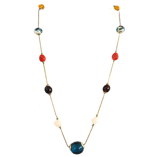 MULTI COLOR NACKLACE  #N101058_MLT (JB3)
