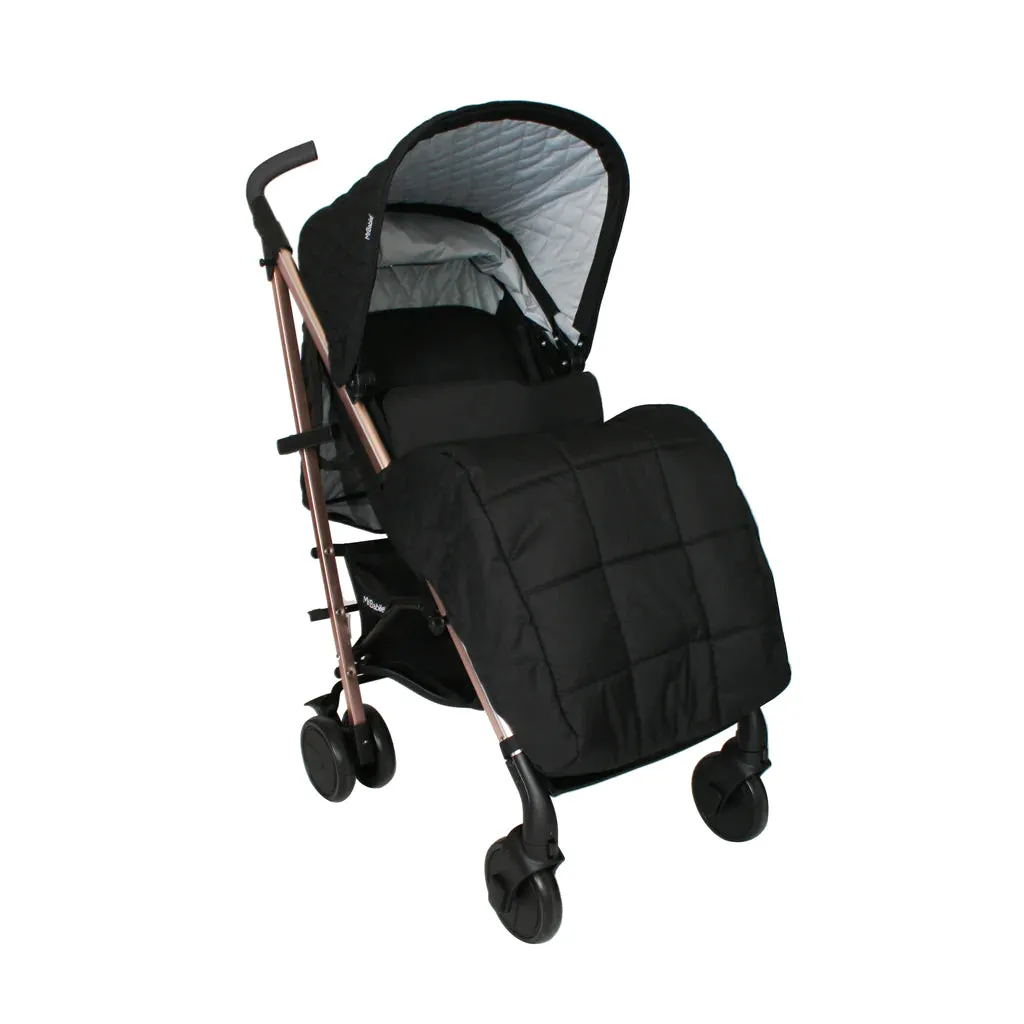 My Babiie Billie Faiers Quilted Black Stroller