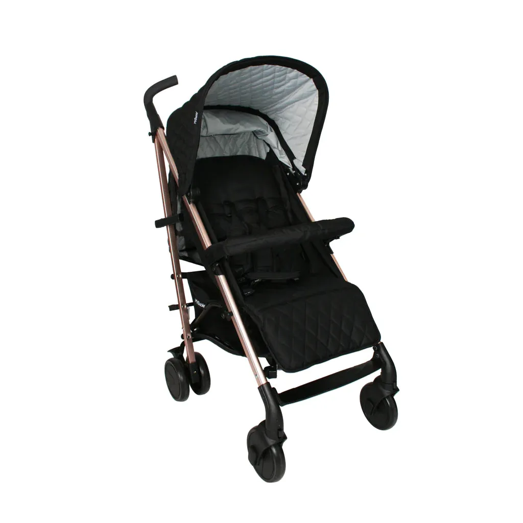 My Babiie Billie Faiers Quilted Black Stroller
