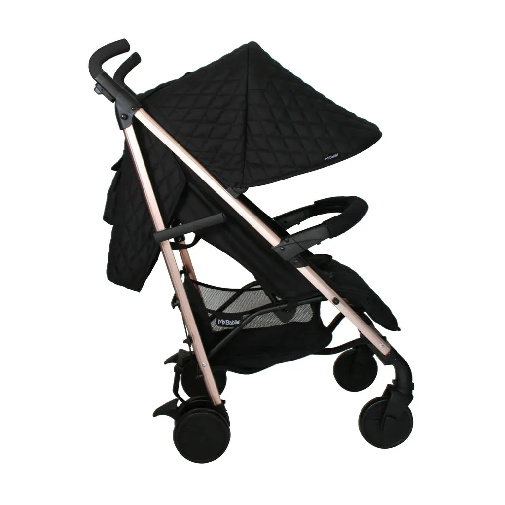 My Babiie Billie Faiers Quilted Black Stroller